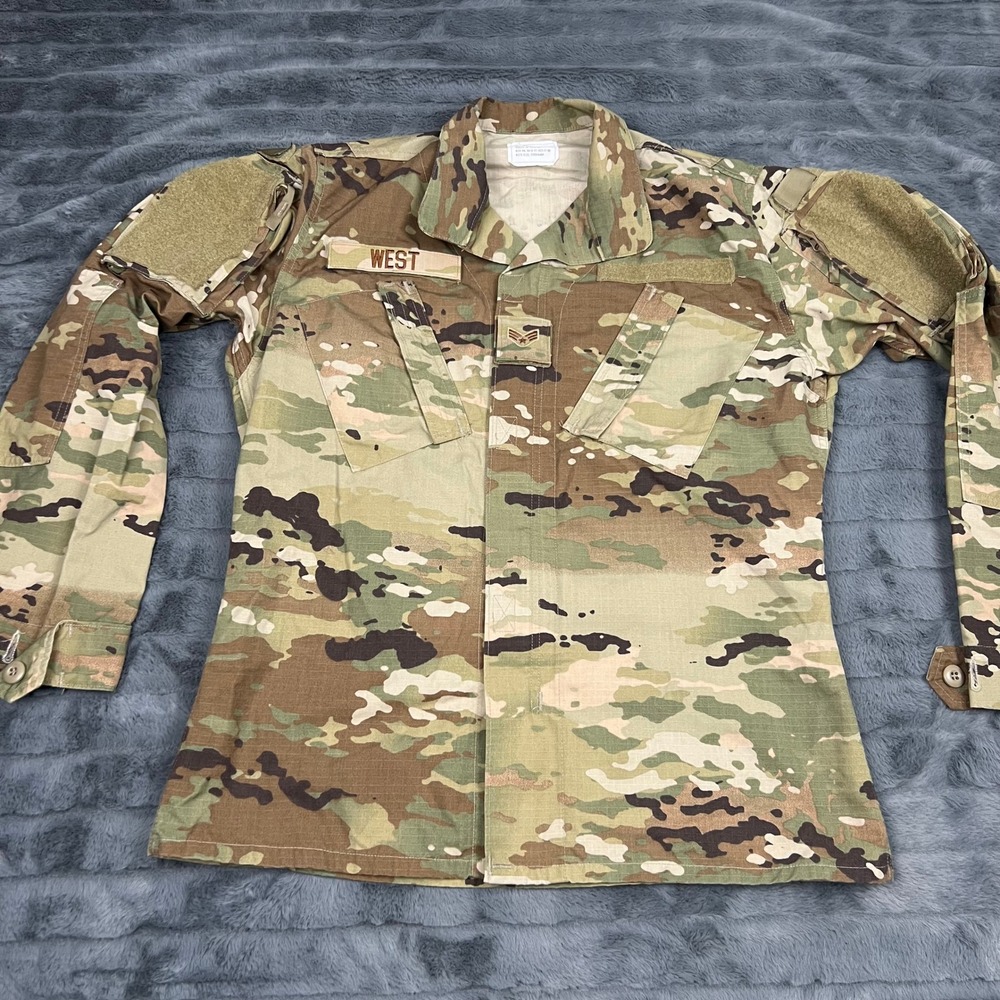 US Army OCP Multicam Combat Uniform Coat Small Regular Insect Shield 15211
